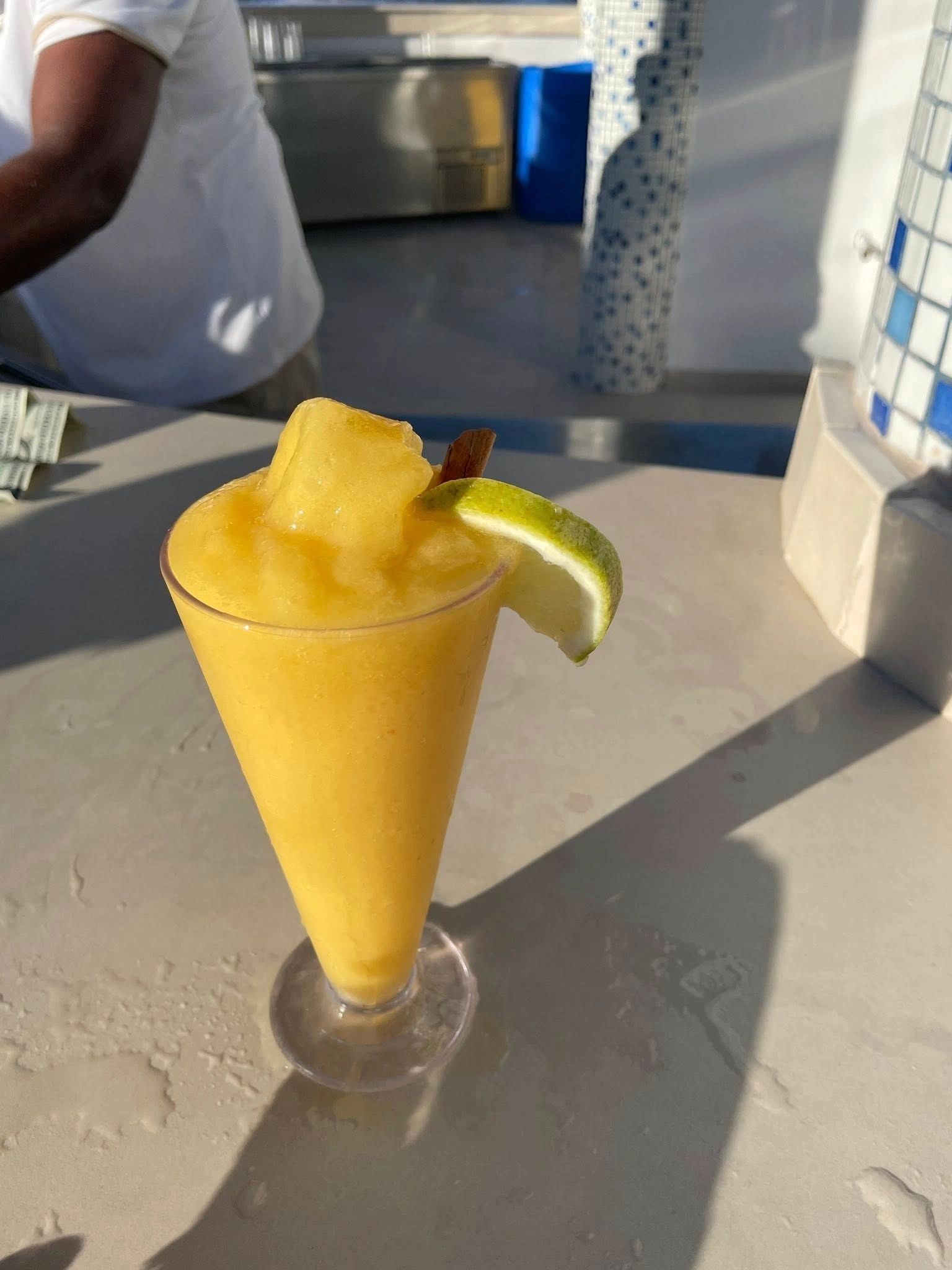 Mango margarita at Bahia Principe Luxury Esmeralda